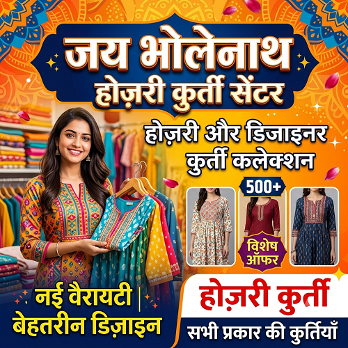 Jai Bholenath Hosiery Kurti Center Khalilabad