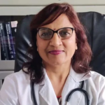 Dr Madhu Maheshwari senior gynecologist in Varanasi with 30 years experience specializing in high risk pregnancy infertility treatment and ultrasonography.